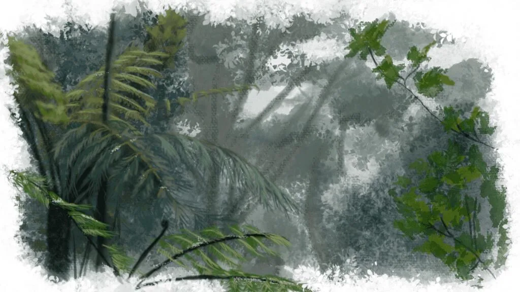 nepenthes jungle drawing